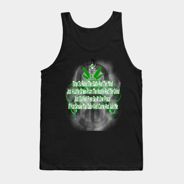 Weed Shirt With Only Writing #1 Tank Top by TheRealLilSneaks